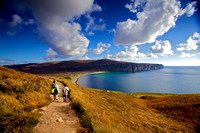 The path back to Rackwick from The Old Man of Hoy, Orkney